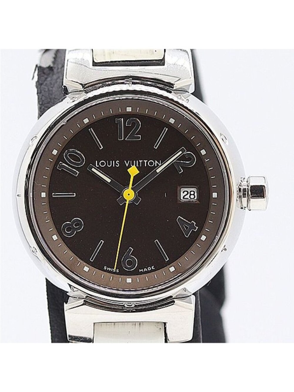 Louis Vuitton Tambour Date Brown Dial Watch